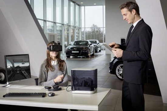 Audi sử dụng công nghệ thực tế ảo giúp khách hàng lựa chọn xe